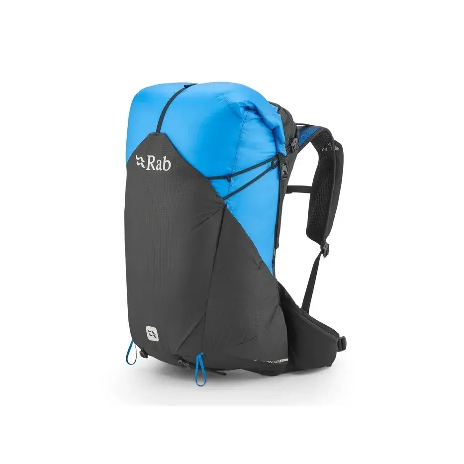 Batoh RAB Syclon XP 40 black/maya blue