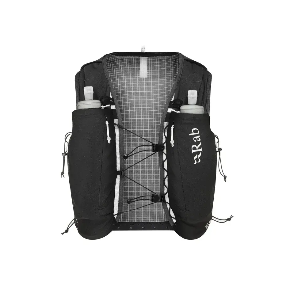 Bežecká vesta RAB Veil 12 black MED