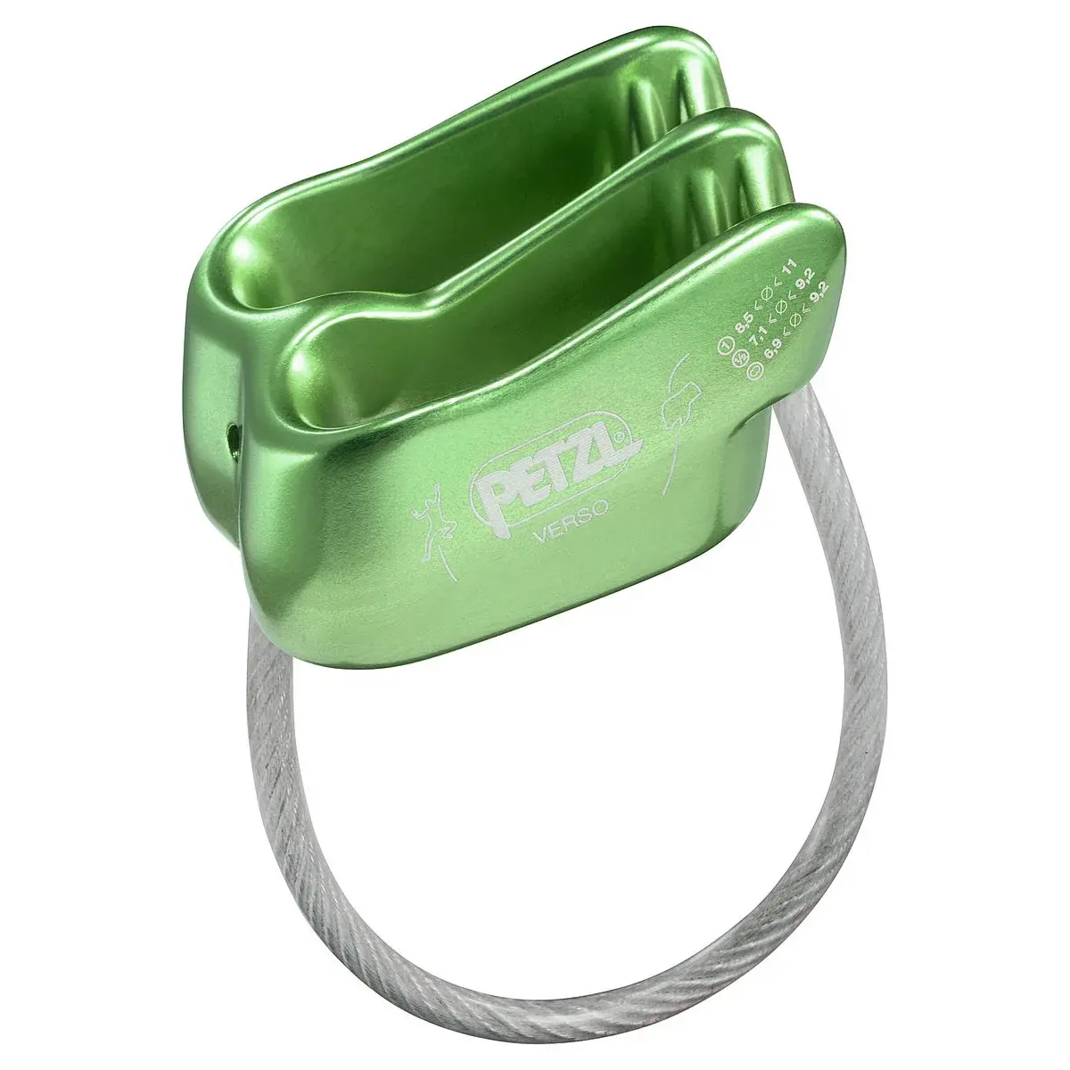 Brzda Petzl Verso zelená