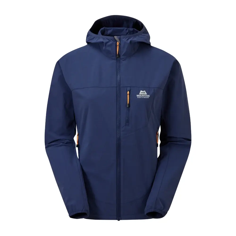 Bunda Mountain Equipment SS22 W's Echo Hooded Jacket | Medieval Blue