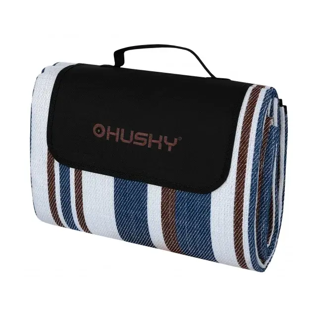 Husky Kempingová deka Husky Covery 200 blue/brown