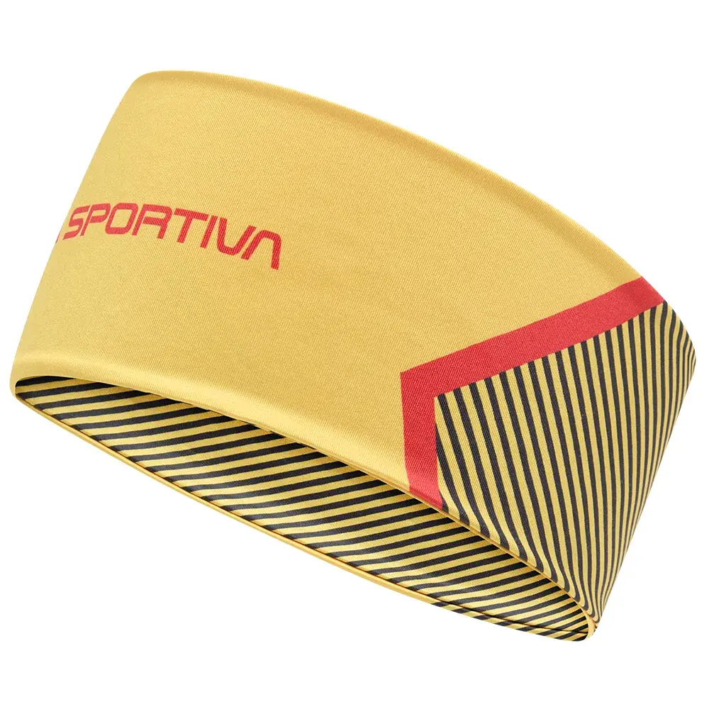 Čelenka La Sportiva Flow Headband yellow/black