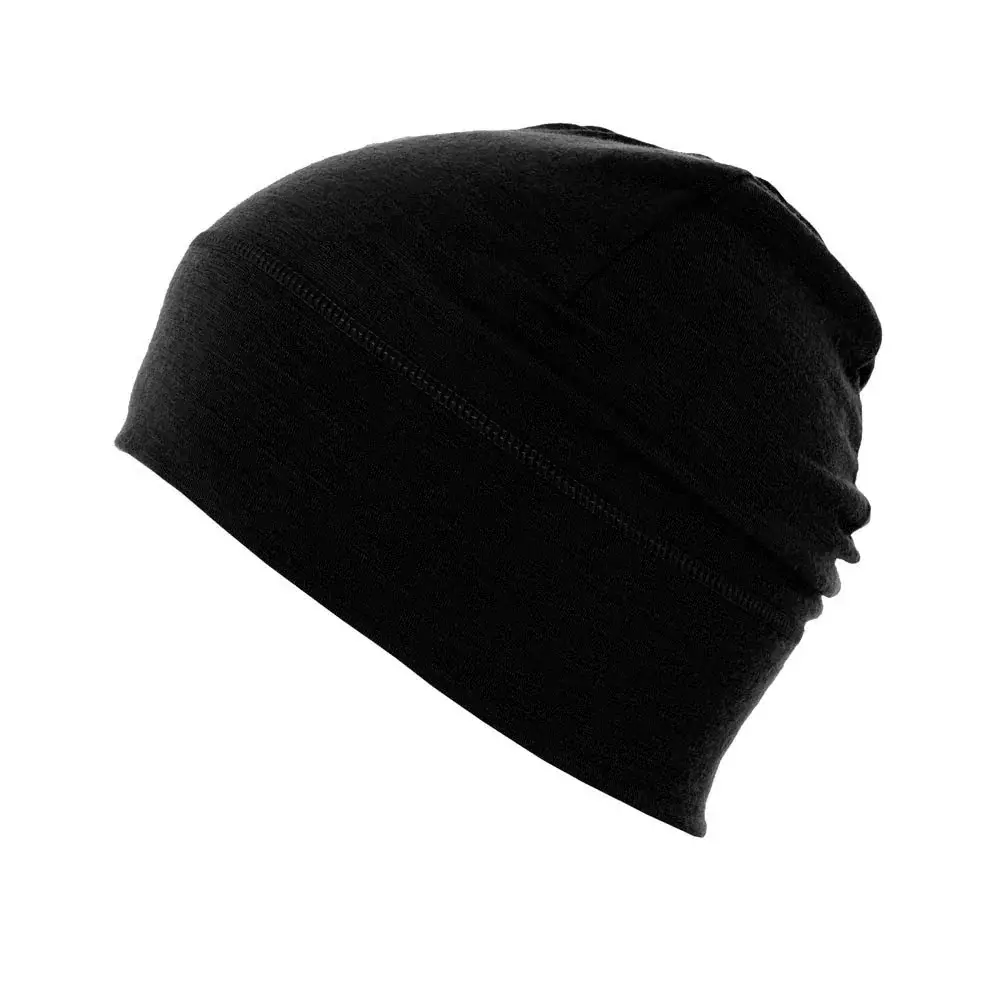 Vlnená čiapka MATT 5805 Light Merino Wool Beanie Black