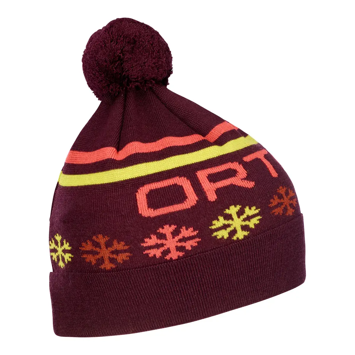 Čiapka Ortovox Nordic Knit Beanie Dark wine