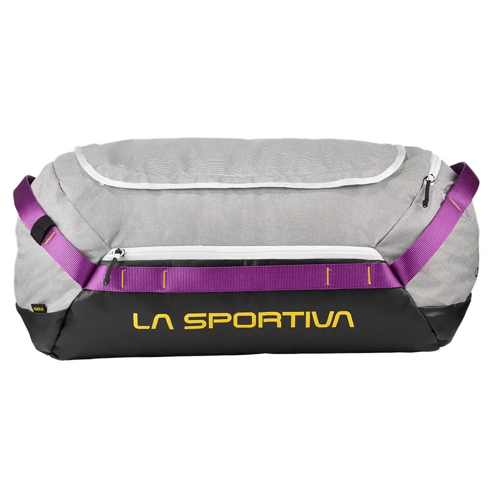 La Sportiva Cestovná taška La Sportiva Nomad Duffel Bag chalk / black
