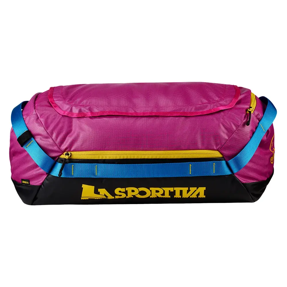 La Sportiva Cestovná taška La Sportiva Nomad Duffel Bag fucsia/giallo