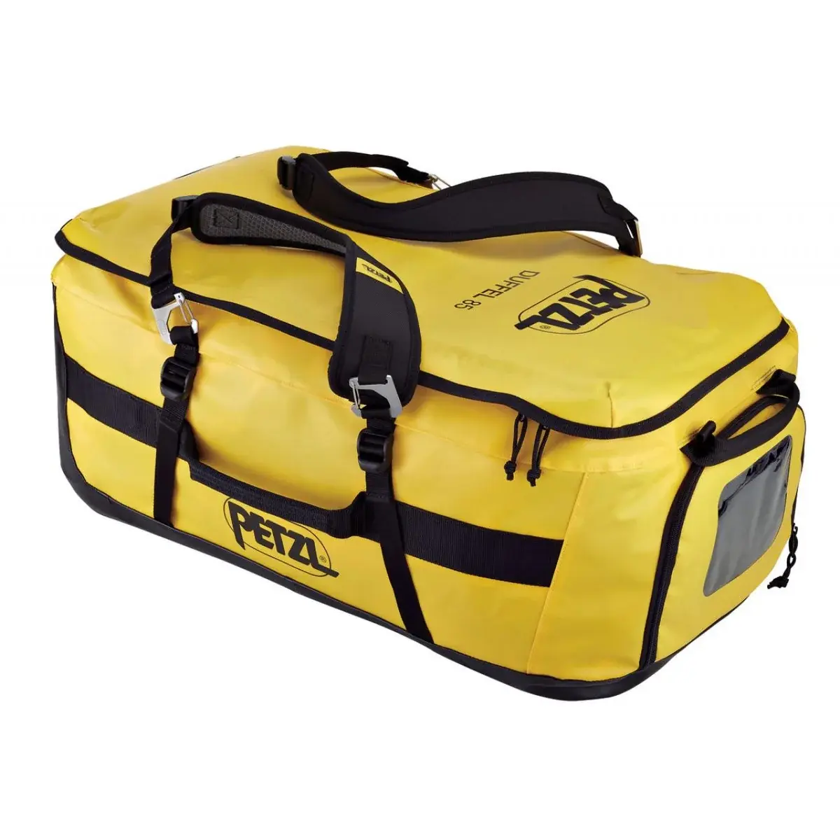 Petzl Cestovná taška Petzl DuffeL 65L Yellow/Black