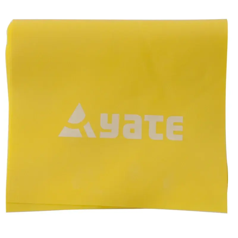Yate Cvičebný pás Yate Fit Band 120 x 12 cm mäkký, žltá