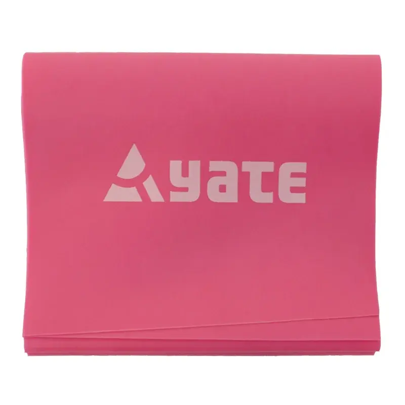 Yate Cvičebný pás Yate Fit Band 200 x 12 cm stredne tuhý, červená