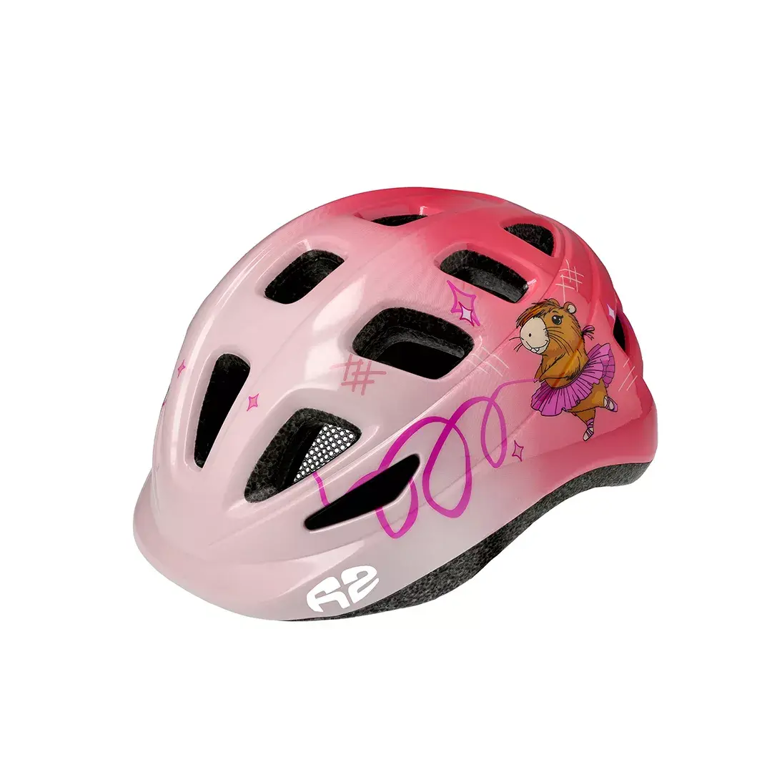 R2 Cyklistická prilba R2 BUNNY púdrová ružová, XS:48-52cm
