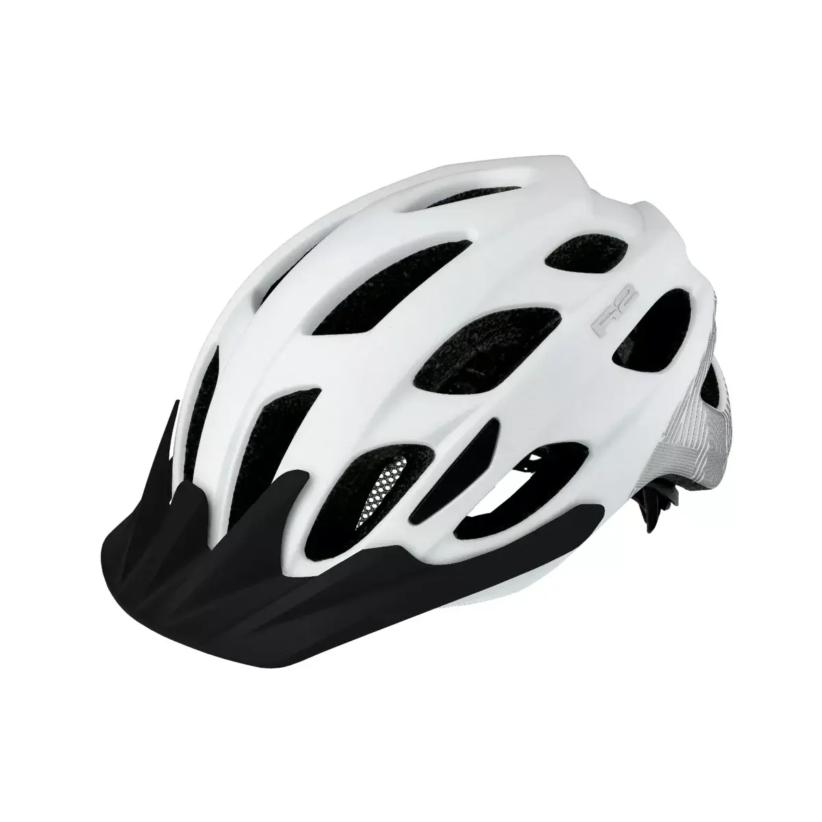 R2 Cyklistická prilba R2 CLIFF biela, sivá