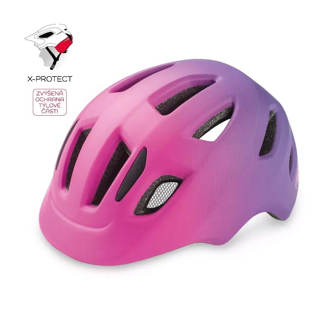 Cyklistická prilba R2 PUMP ružová, fialová XS:46-51cm