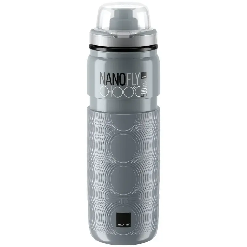 Elite Cyklistická termoláhev Elite Nanofly 0-100°C 22' sivá 500ml