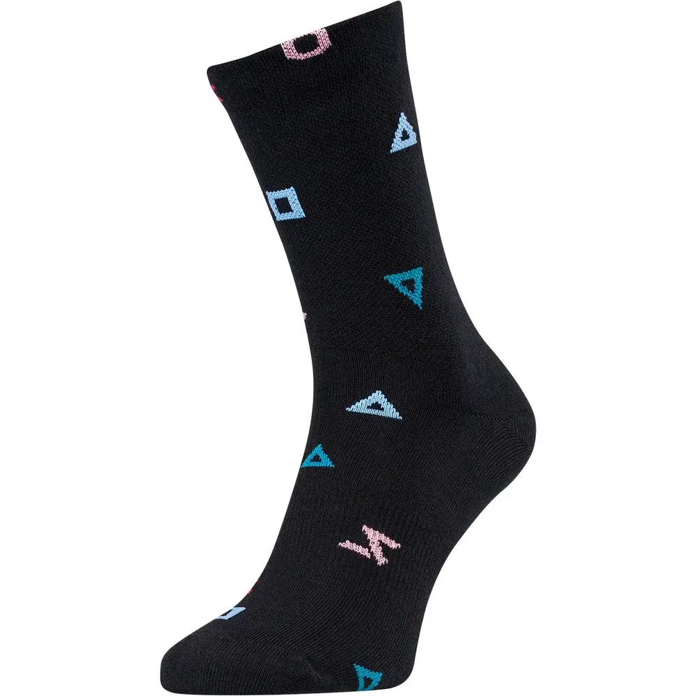 Cyklistické ponožky Silvini Dogana UA1643 black-turquoise