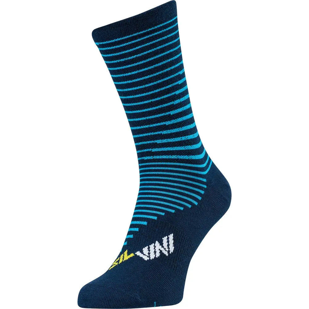 Cyklistické ponožky Silvini Ferugi UA1644 navy-yellow