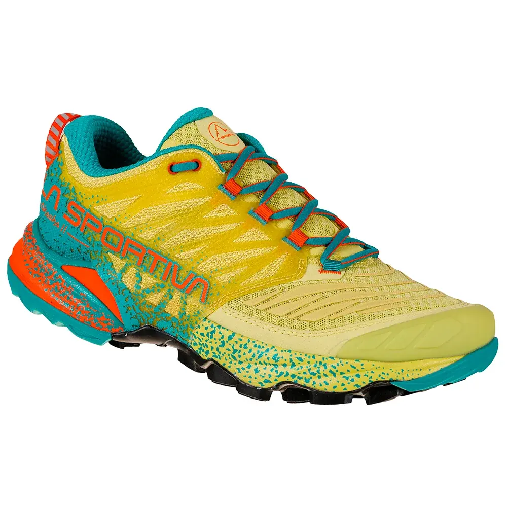 Dámska bežecká topánka La Sportiva Akasha II green banana/lagoon