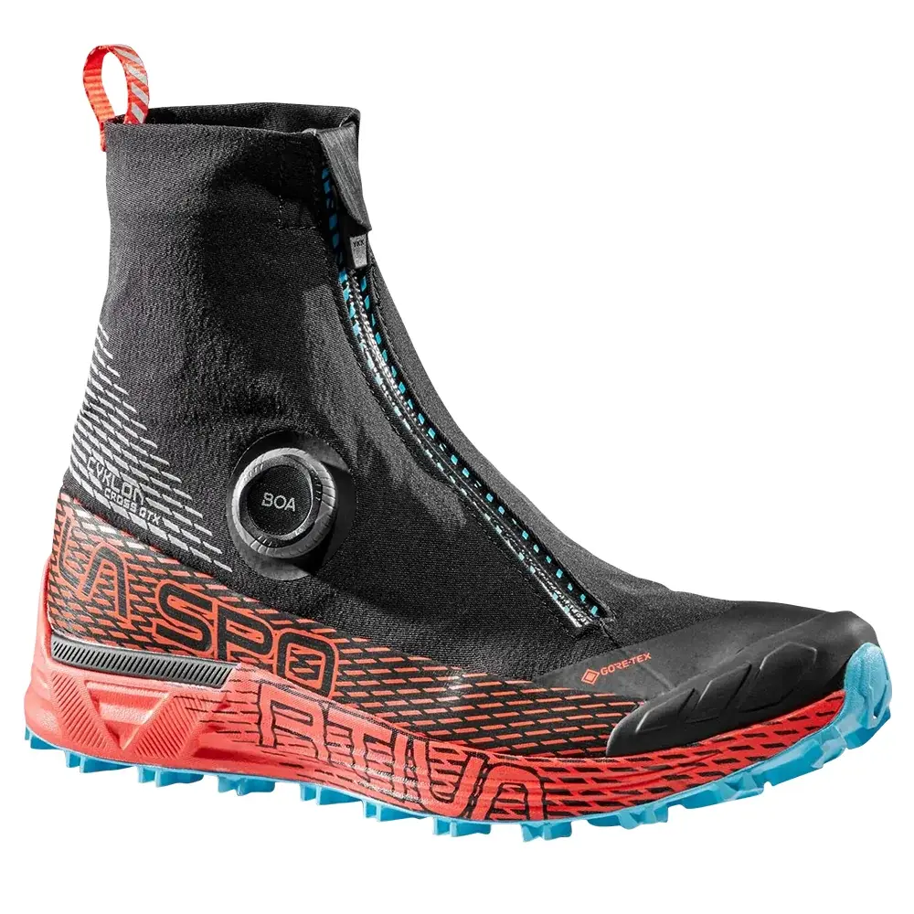 Dámska bežecká topánka La Sportiva Cyklon Cross GTX Women black/hibiscus