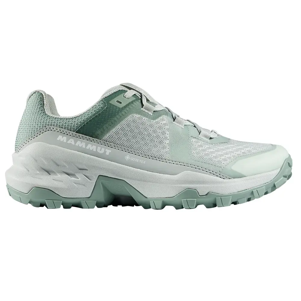 Dámska bežecká topánka Mammut Girun II Low GTX silver sage-white