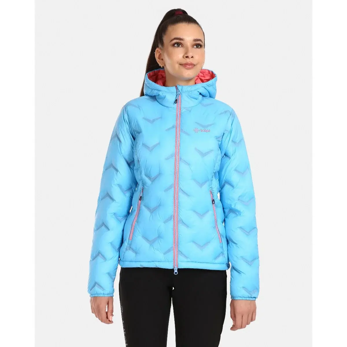 Dámska páperová bunda Kilpi Alberta-W BLU
