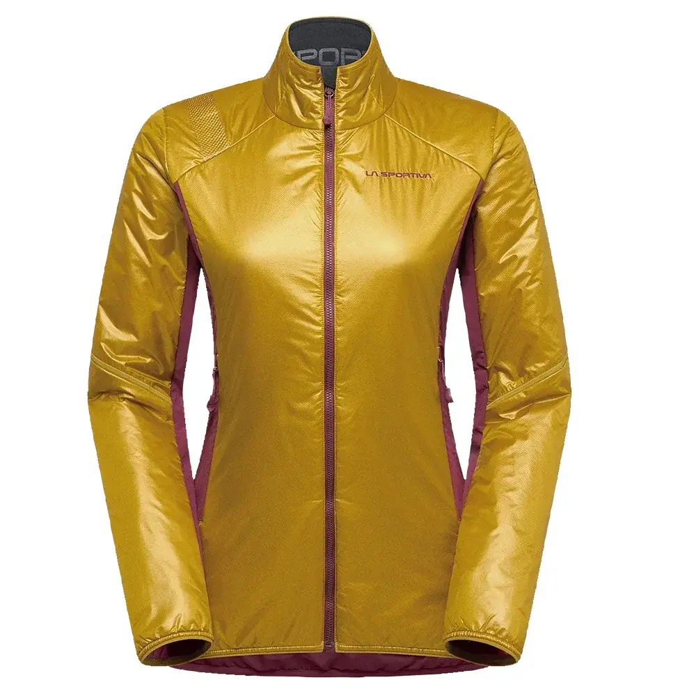 La Sportiva Dámska bunda La Sportiva Alpine Guide Primaloft Jacket savana/redwood