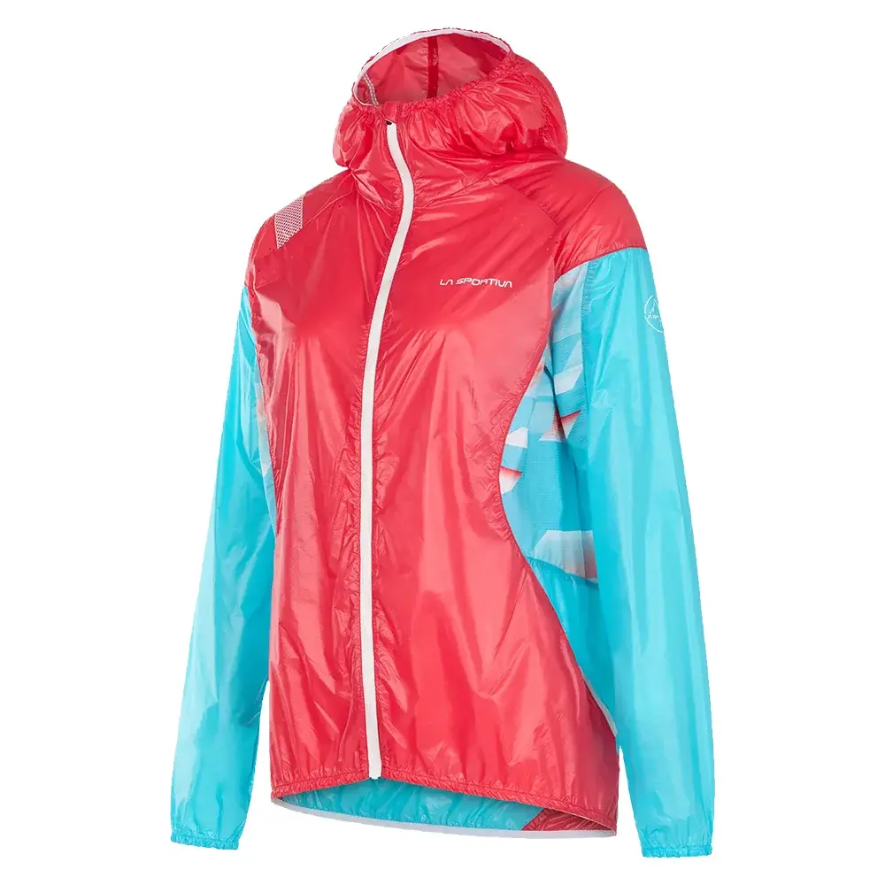 La Sportiva Dámska bunda La Sportiva Briza Windbreaker hibiscus/malibu blue
