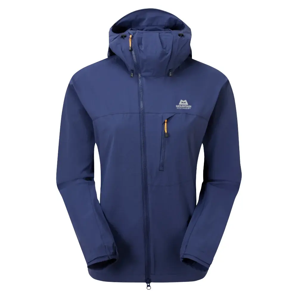 Mountain Equipment Dámska bunda Mountain Equipment W's Squall Hooded Jacket medieval blue