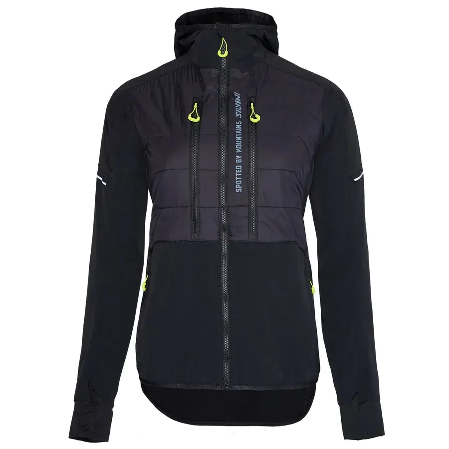 Silvini Dámska skialpová bunda Silvini Aspirino black-lime