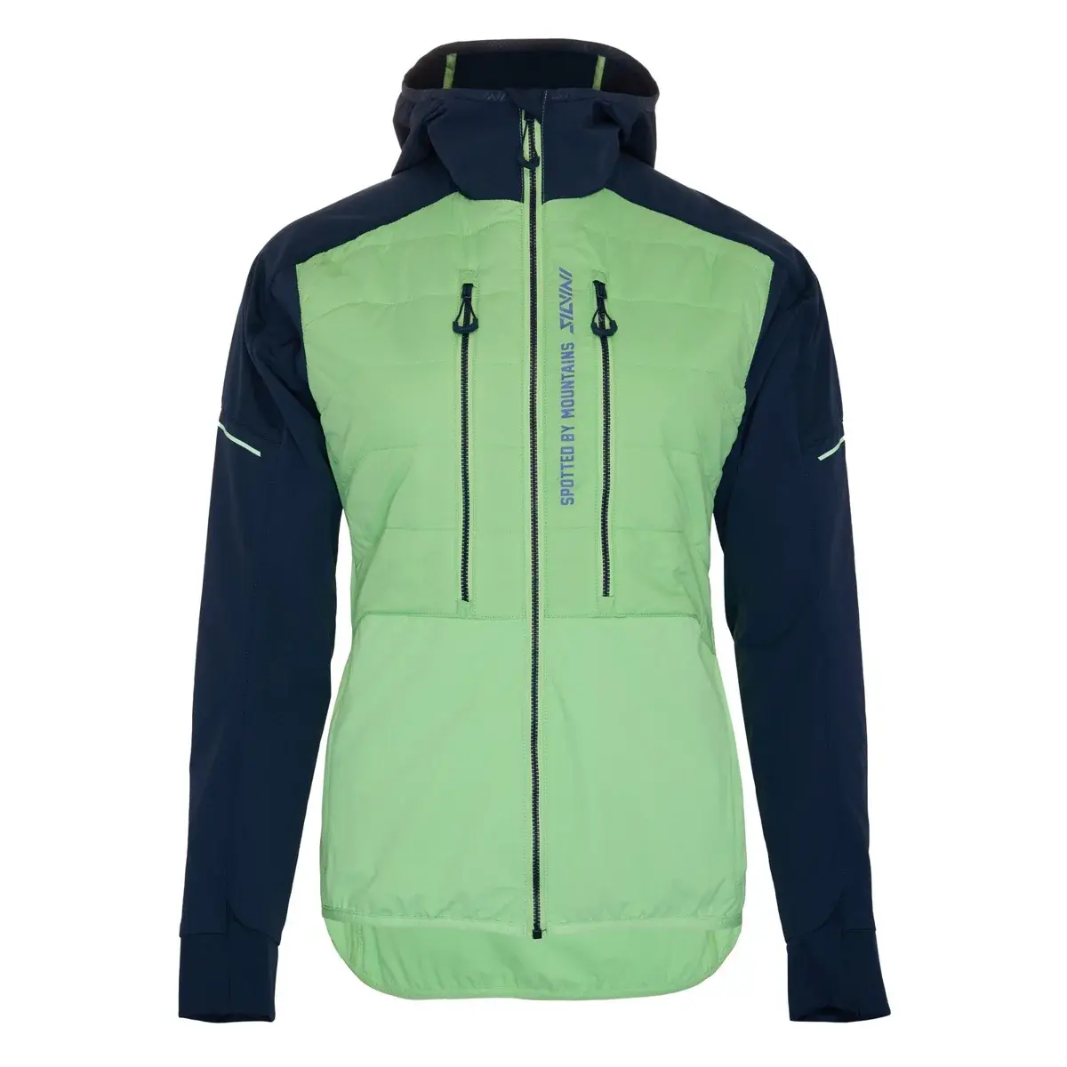 Dámska bunda Silvini WJ2516 Asprino green-navy
