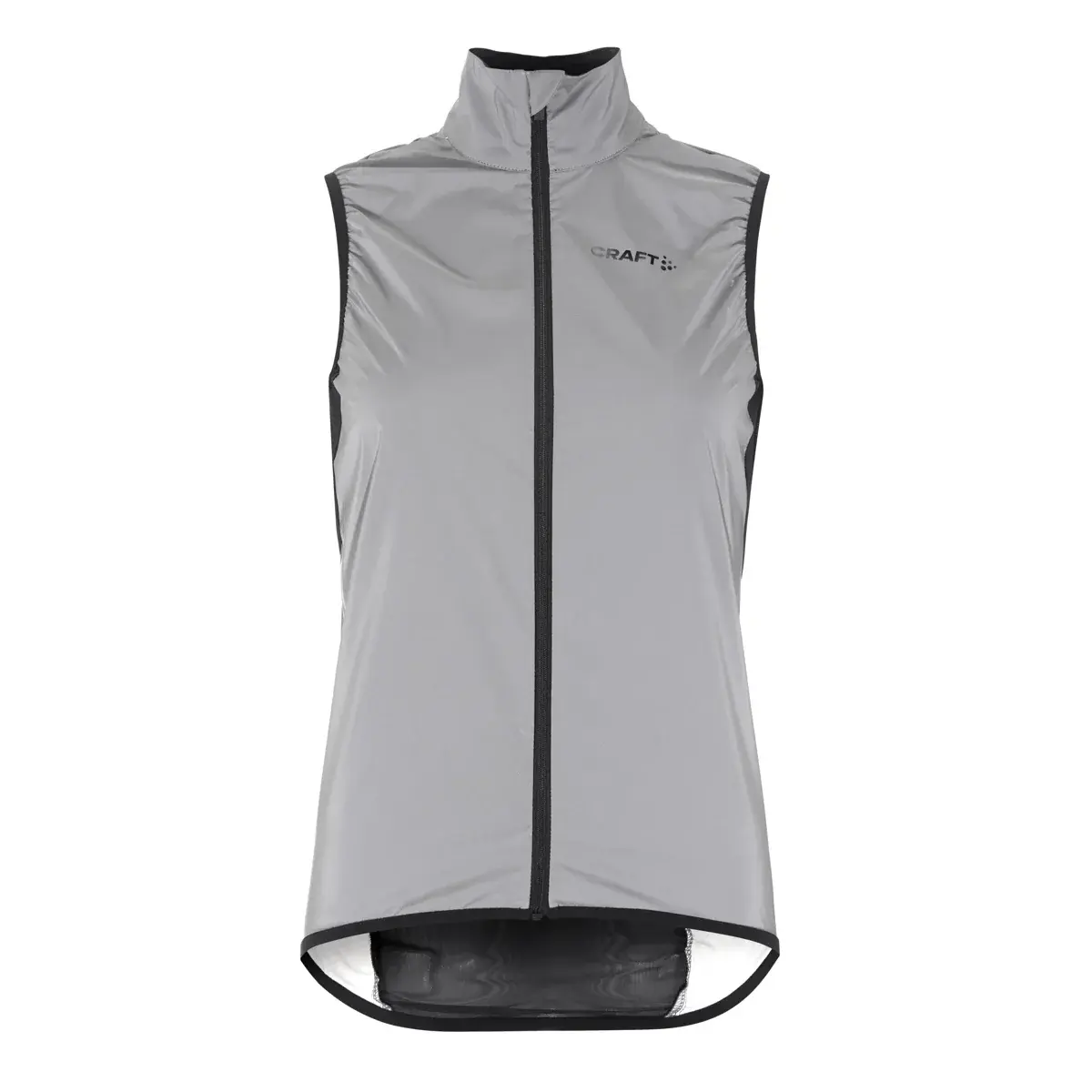 Craft Dámska cyklistická vesta Craft ADV Essence Lumen Wind sivá