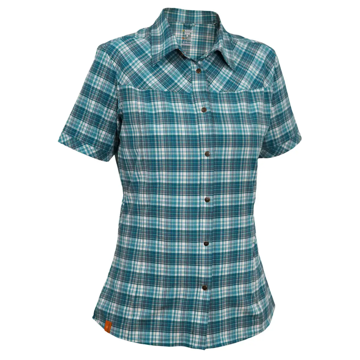 Dámska košeľa s krátkym rukávom Warmpeace Burry Lady Blue