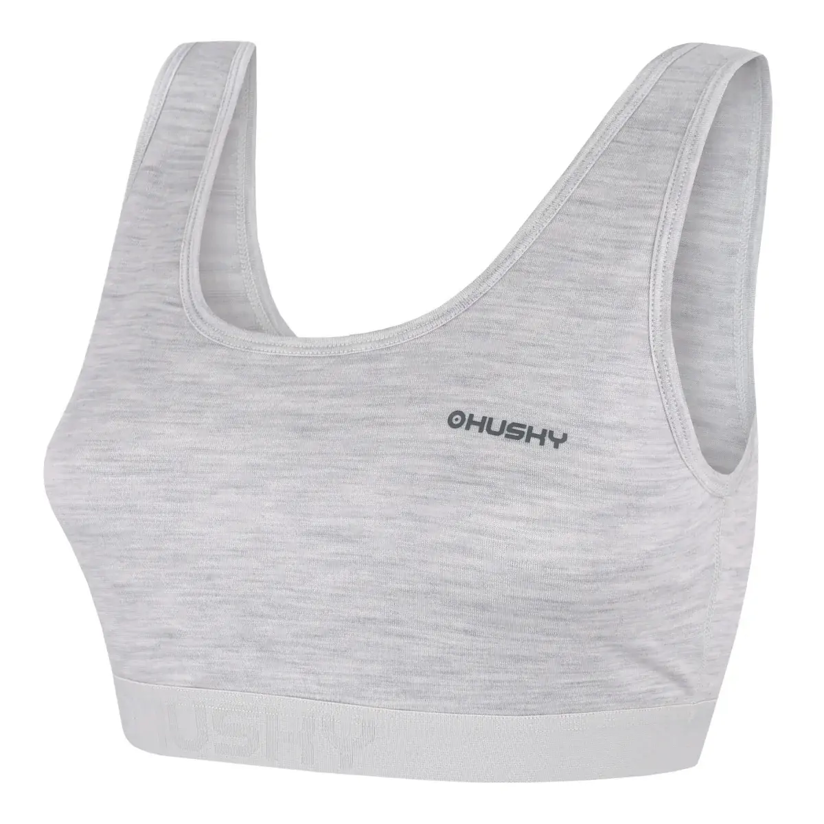 Dámska merino podprsenka Husky Mebra L light/grey