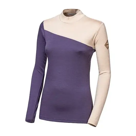 Dámska mikina dl.rukáv Sensor MERINO EXTREME UP grape purple/beige