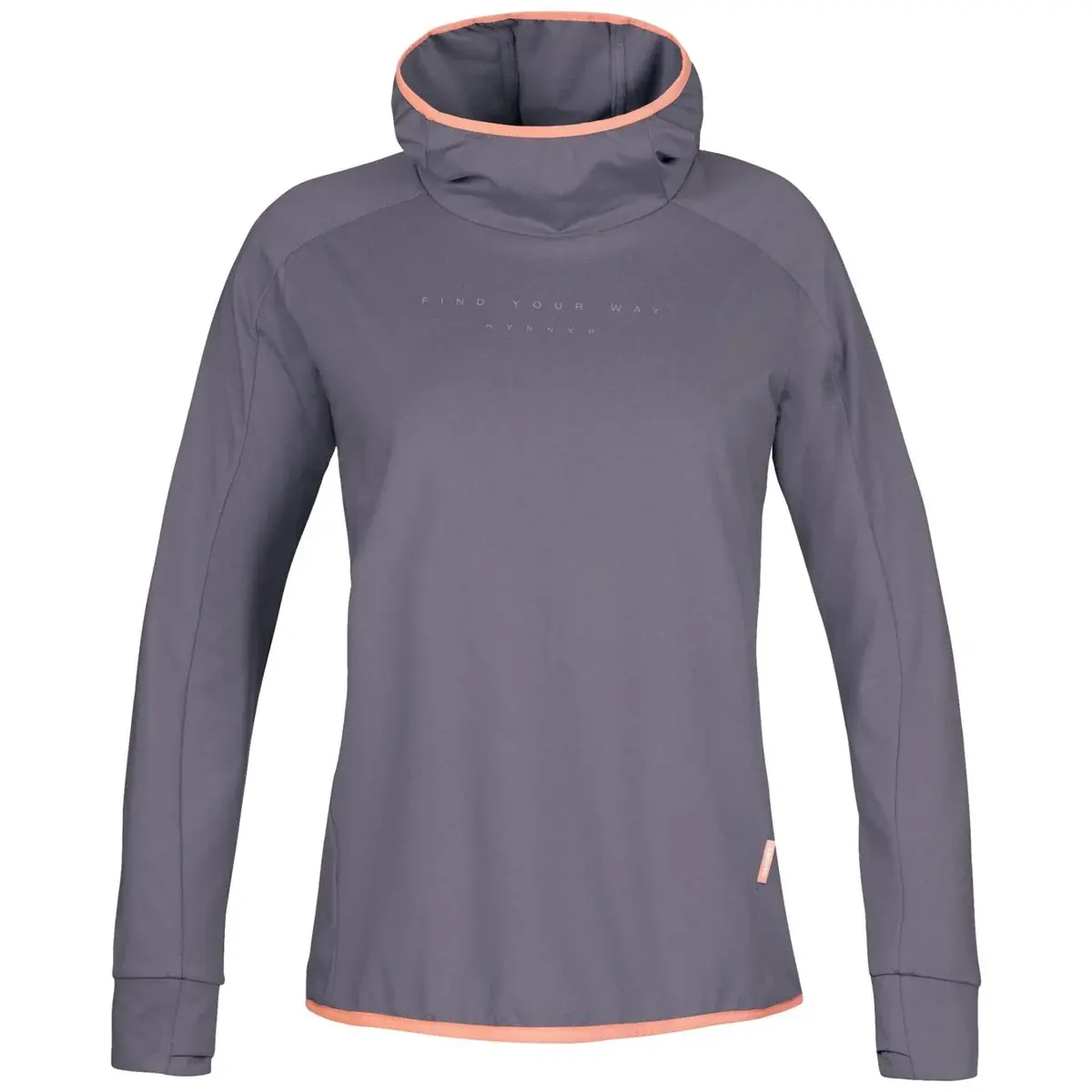 Dámska mikina Hannah Nyma Hoody gray ridge mel