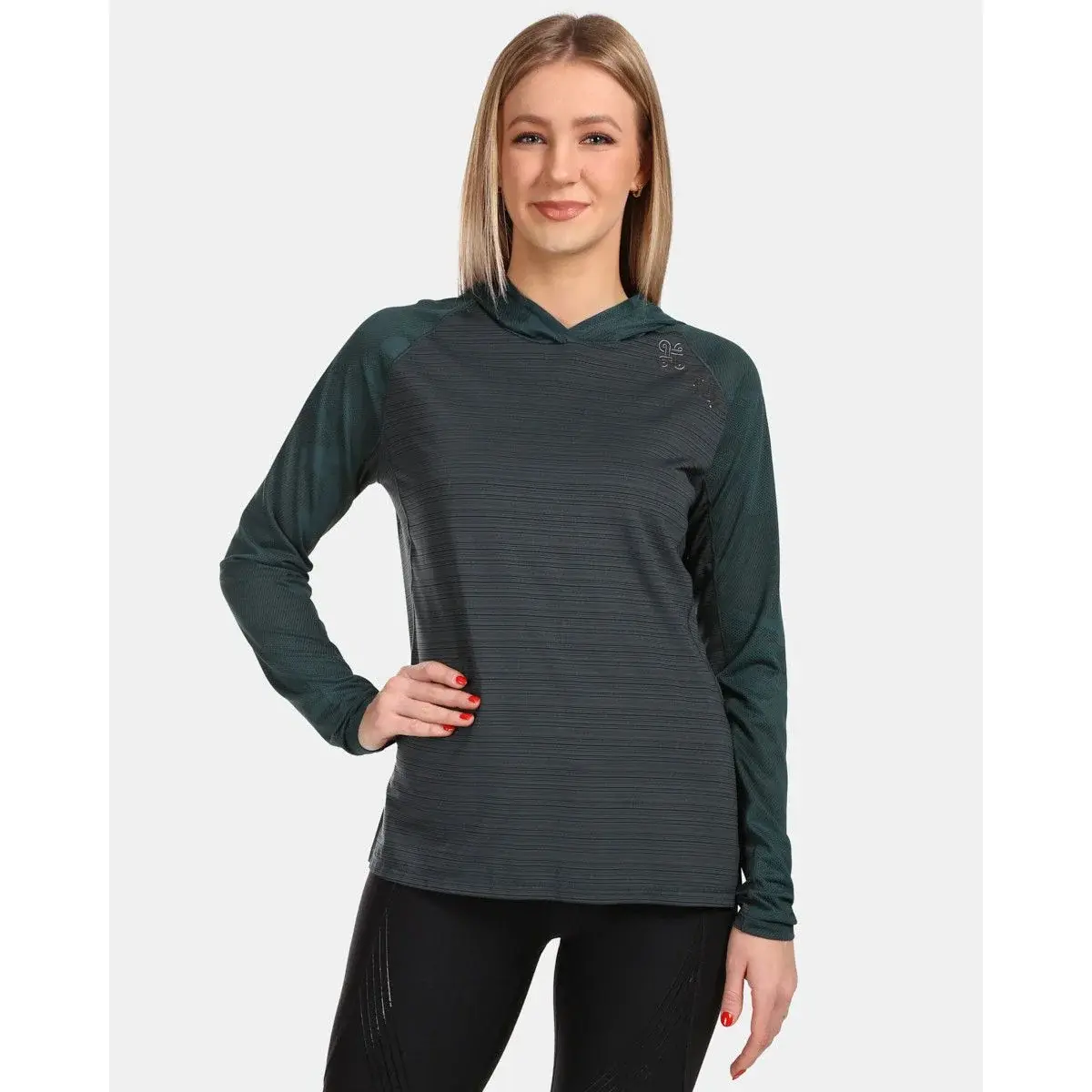 Dámska športová mikina Kilpi Aileen-W dark green