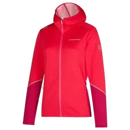 Dámska mikina La Sportiva Cosmic Hoody Deep Sea/Cherry Tomato