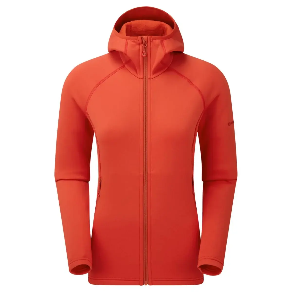 Dámska fleecová mikina Montane Women's Fury Hoodie Saffron Red