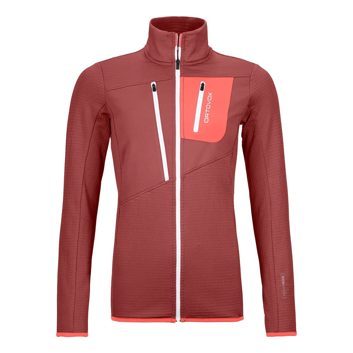 Dámska fleecová mikina Ortovox Fleece Grid Jacket Blush