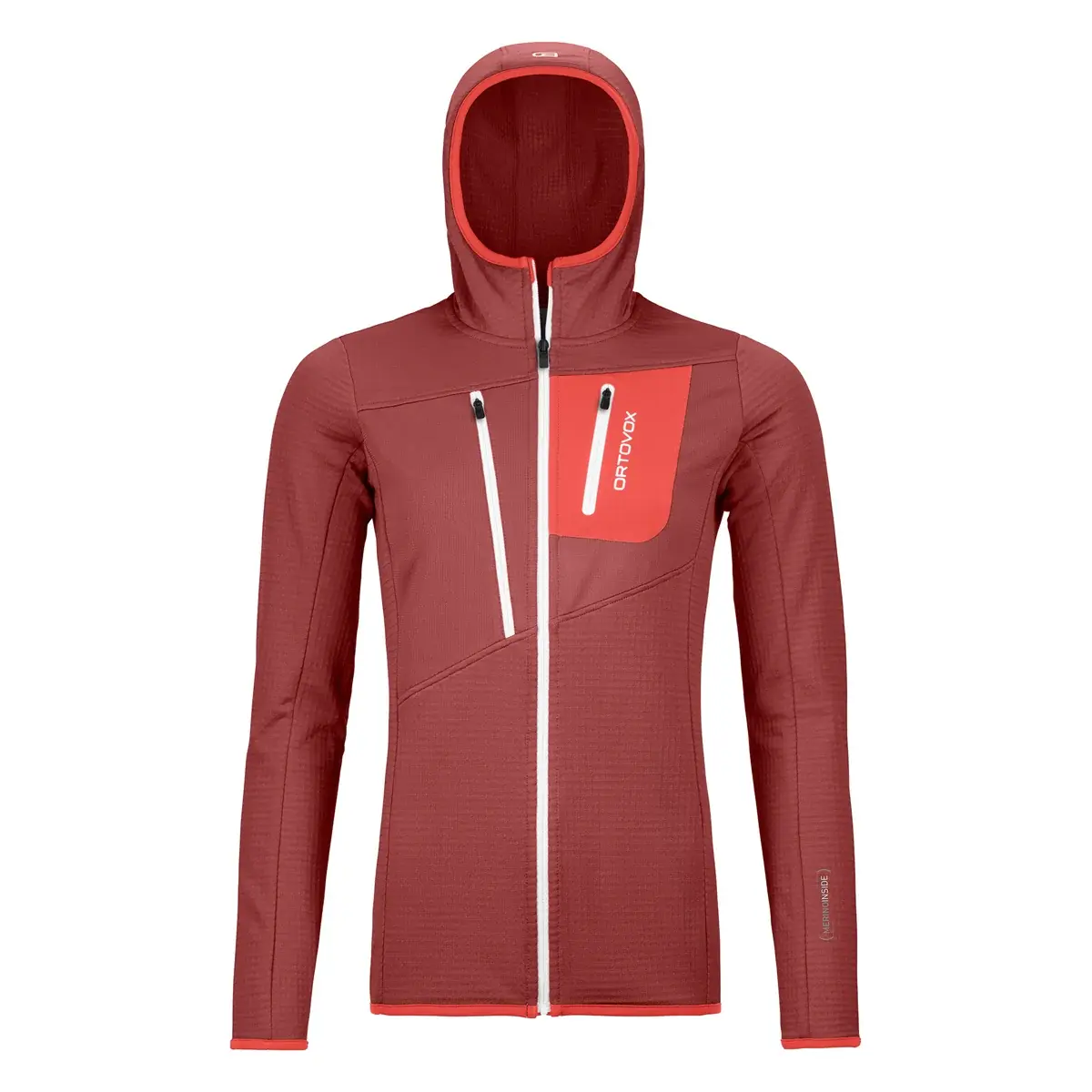 Dámska fleecová mikina Ortovox Grid Hoody Blush