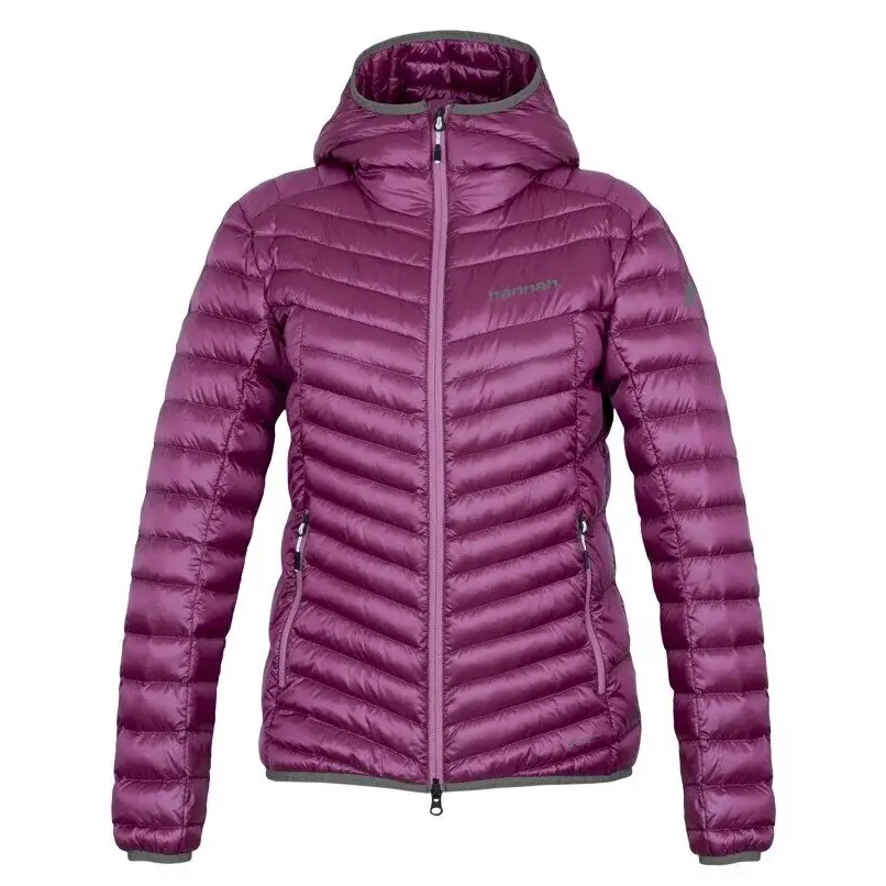 Dámska páperová bunda Hannah Ary fuchsia stripe