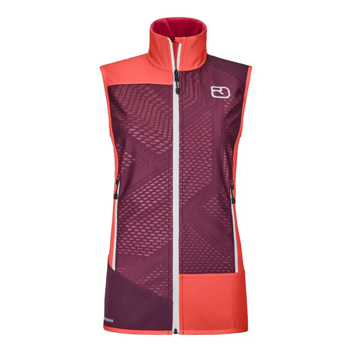 Ortovox Dámska skialpinistická softshellová Vesta Ortovox W's Col Becchei Vest Coral