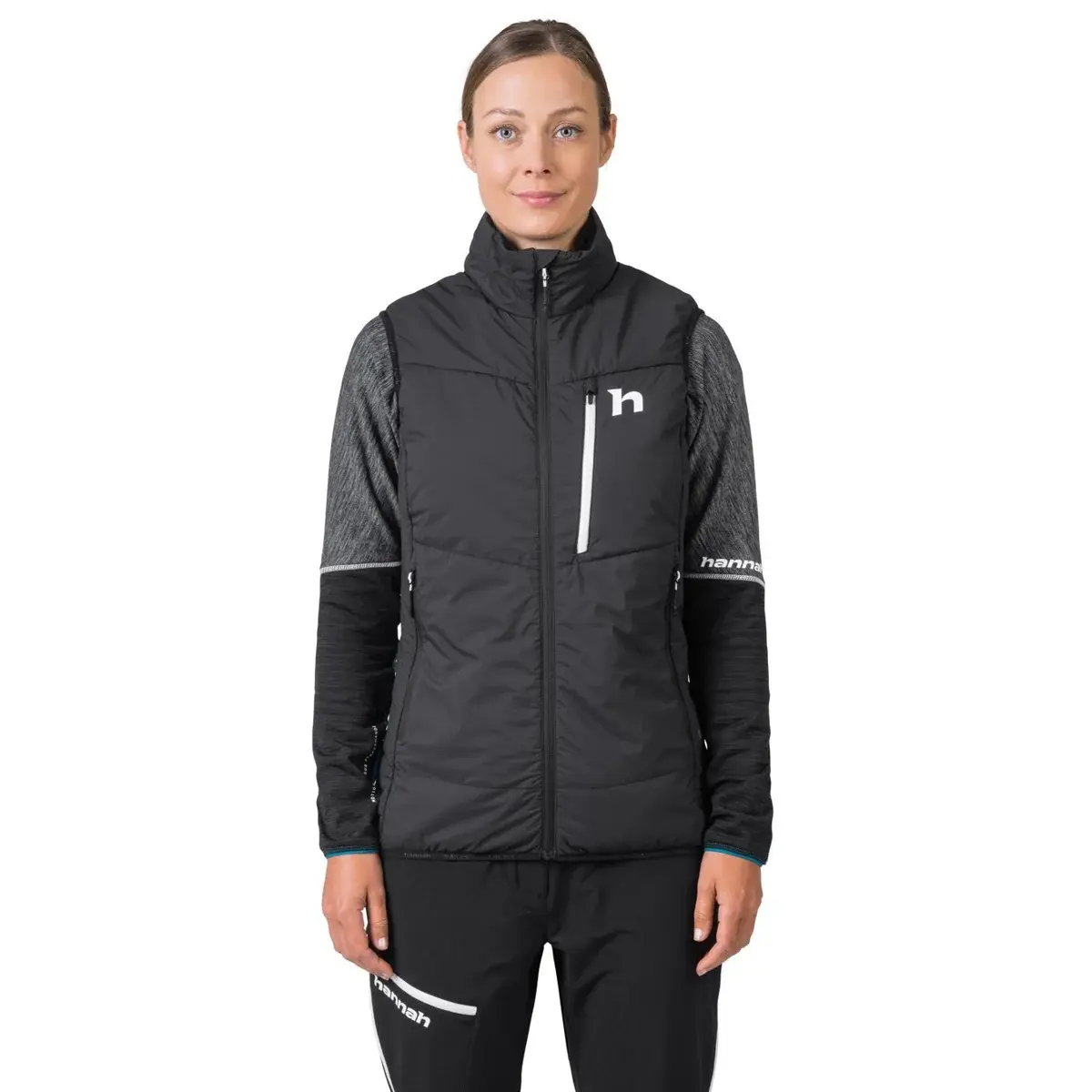 Hannah Dámska skialpová vesta Hannah Nava Vest Anthracite