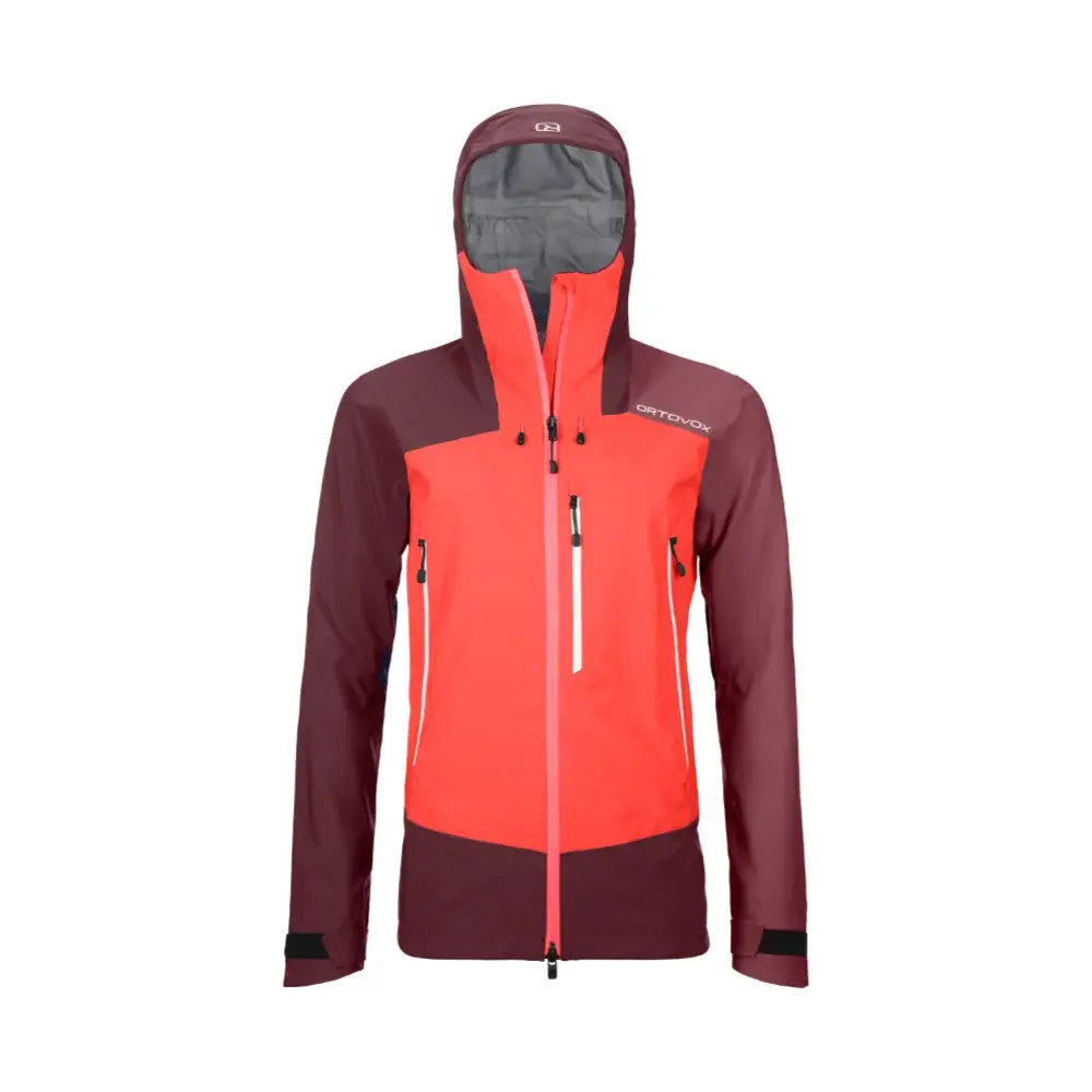 Dámska technická a horská bunda Ortovox W's Westalpen 3L Jacket Coral