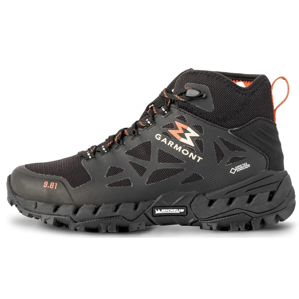 Garmont Dámska trekové topánky Garmont 9.81 N AIR G 2.0 MID WMS GTX Black/red