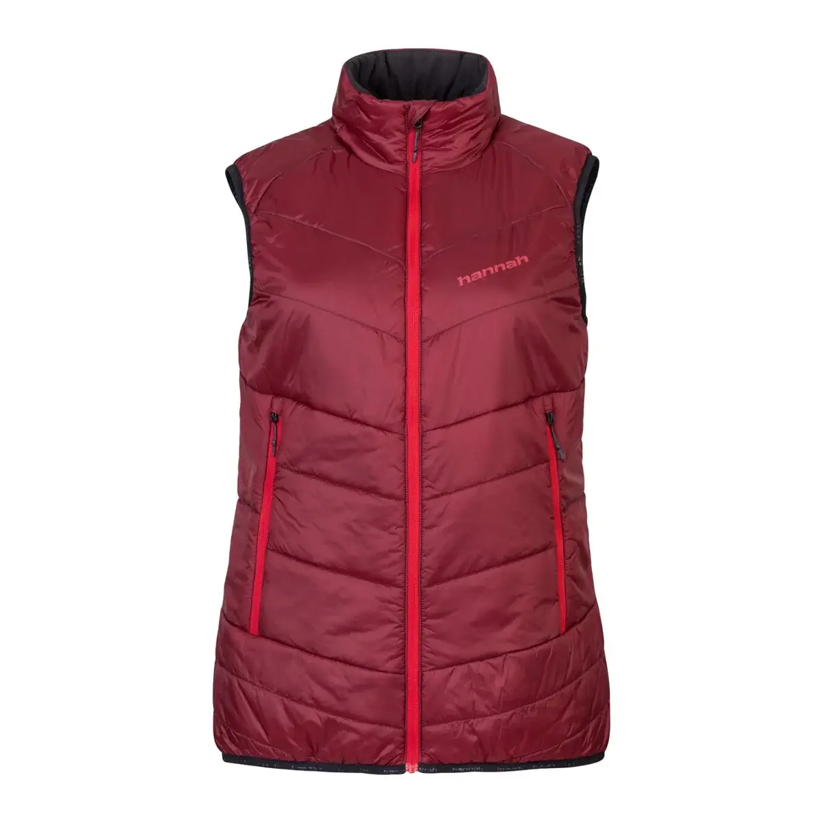 Hannah Dámska turistická vesta Hannah Mirra Vest Biking red