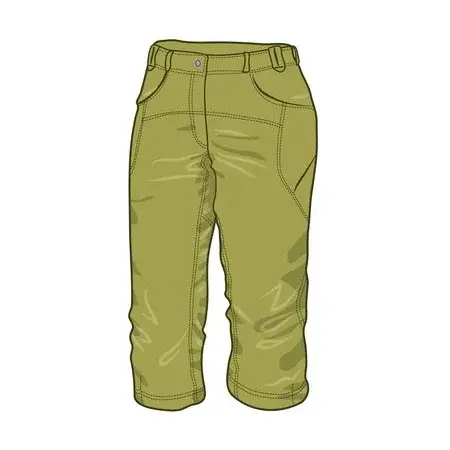Dámske 3/4 nohavice Warmpeace Flash Lady oasis green