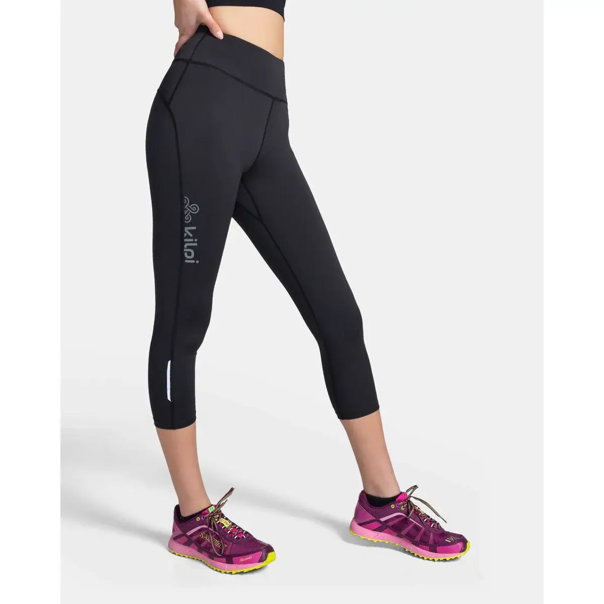 Kilpi Dámske 3/4 fitness legíny Kilpi Amira-W BLK