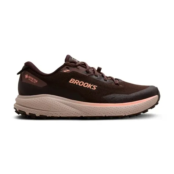 Brooks Dámske bežecké topánky Brooks Divide 6 GTX W Coffee Bean/Peppercorn/Rose
