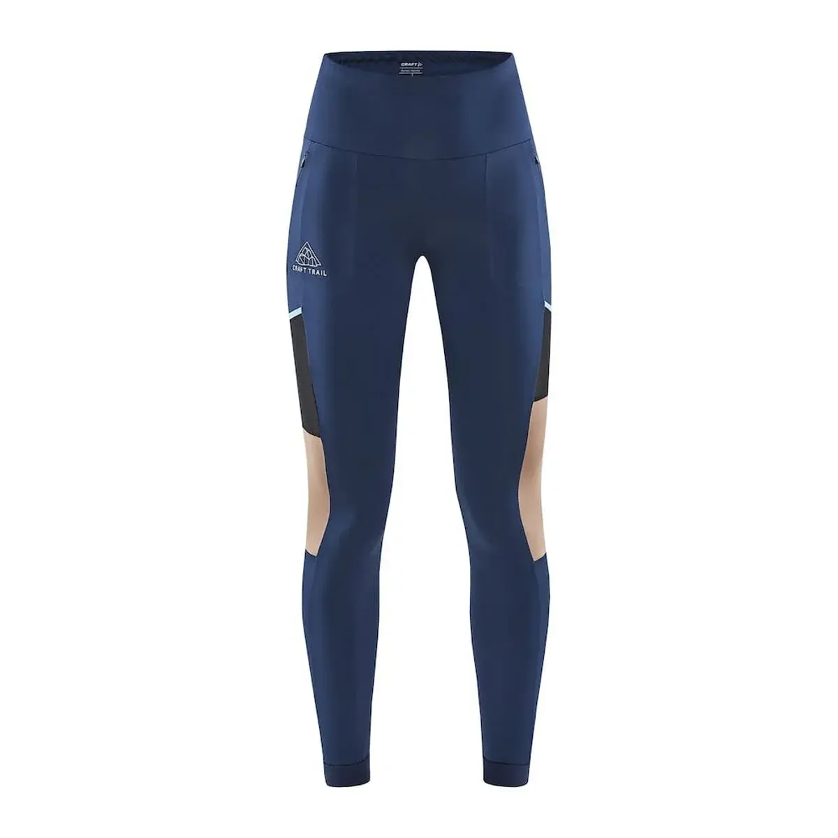 Dámske bežecké nohavice Craft Pro Trail Tights Modrá