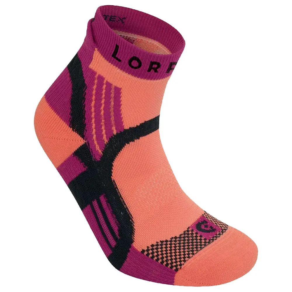 Dámske bežecké ponožky Lorpen T3 Trail Running Padded Eco 9028 CORAL