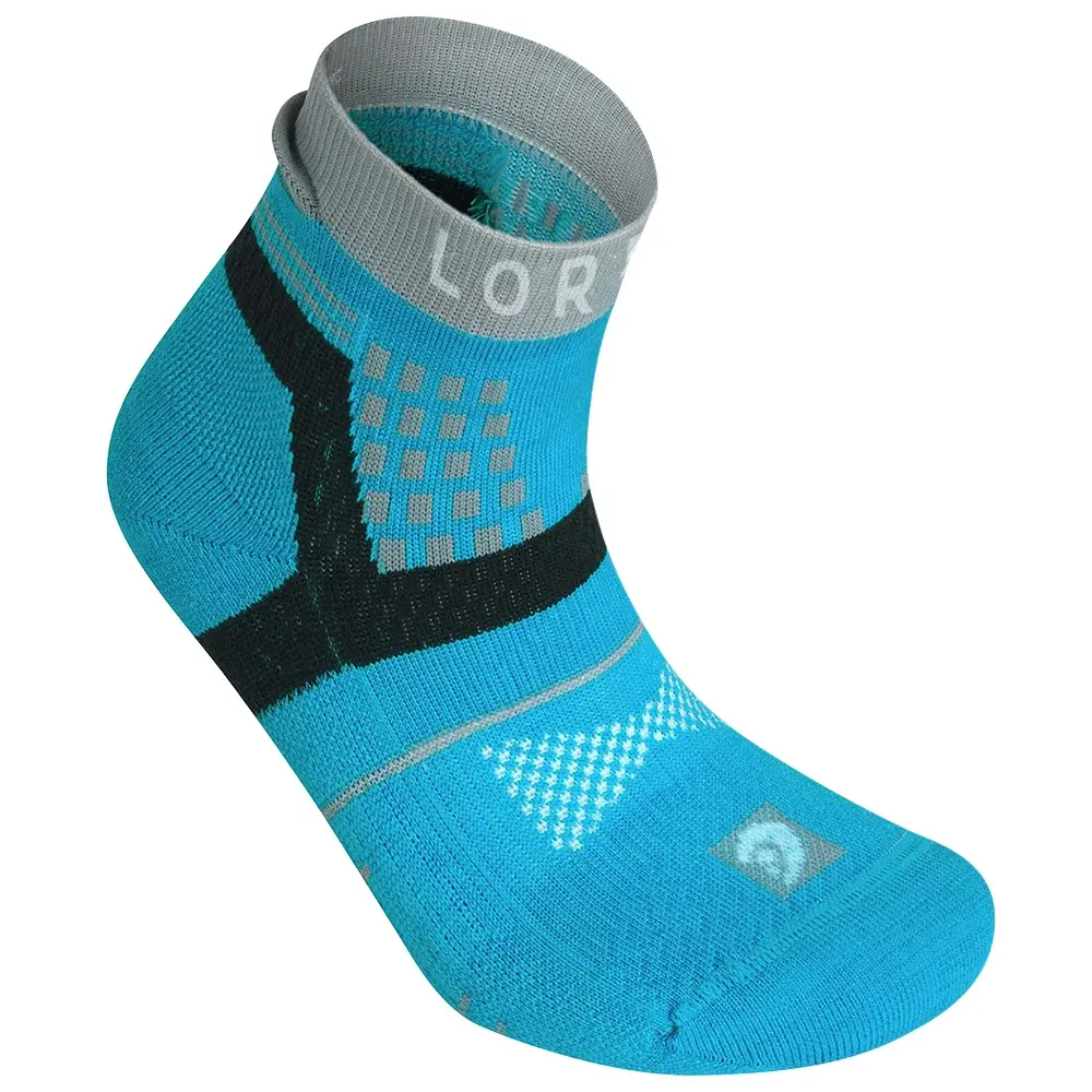 Dámske bežecké ponožky Lorpen T3 Trail Running Padded Eco turquoise